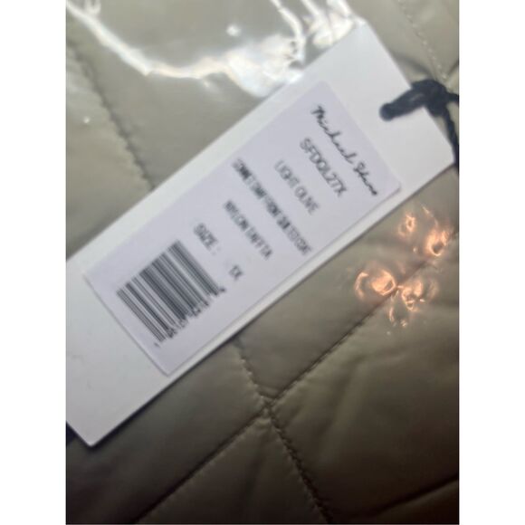 Michael Stars Sonnet Quilted Button Up Jacket Light Olive – New - Picture 11 of 11